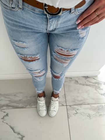 Spodnie Jeans z dziurami