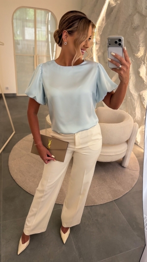 Bluzka Iza baby blue